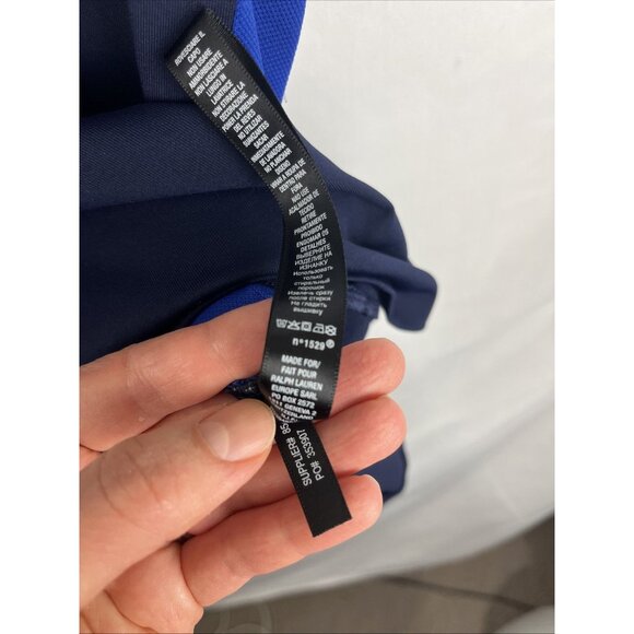 RLX Ralph Lauren Navy Blue Sleeveless Golf Shirt Ladies Size XL - Picture 5 of 9